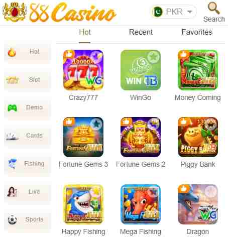 88 Casino Game